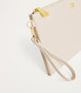 Ivory Medium Pebbled Leather Pouch