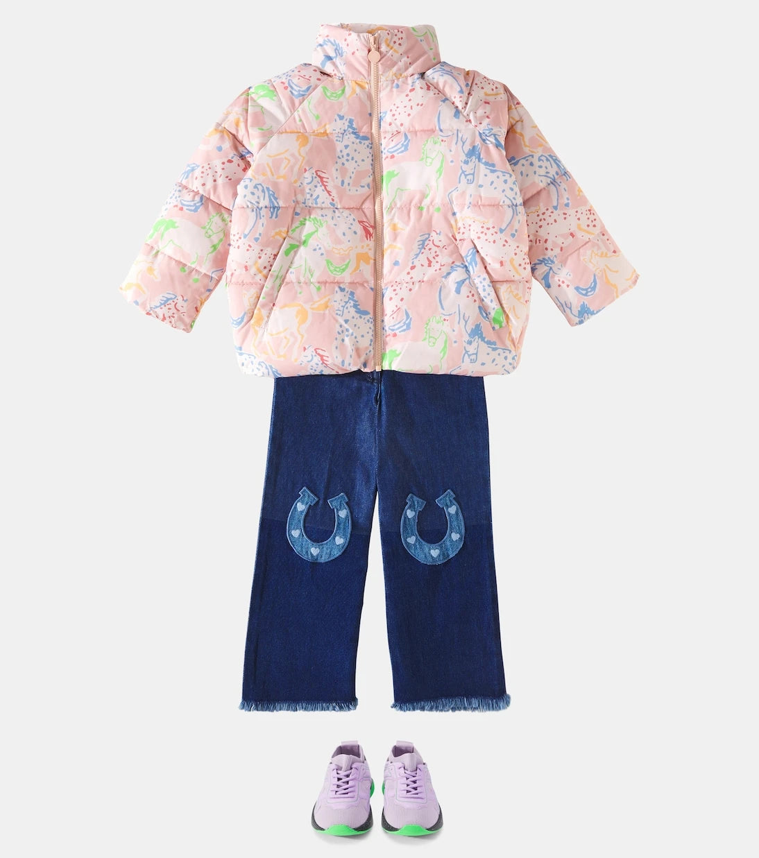 Stella McCartney Kids - Printed puffer jacket