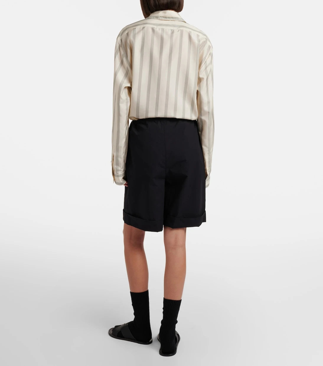 The Row - Emiliano cotton shorts