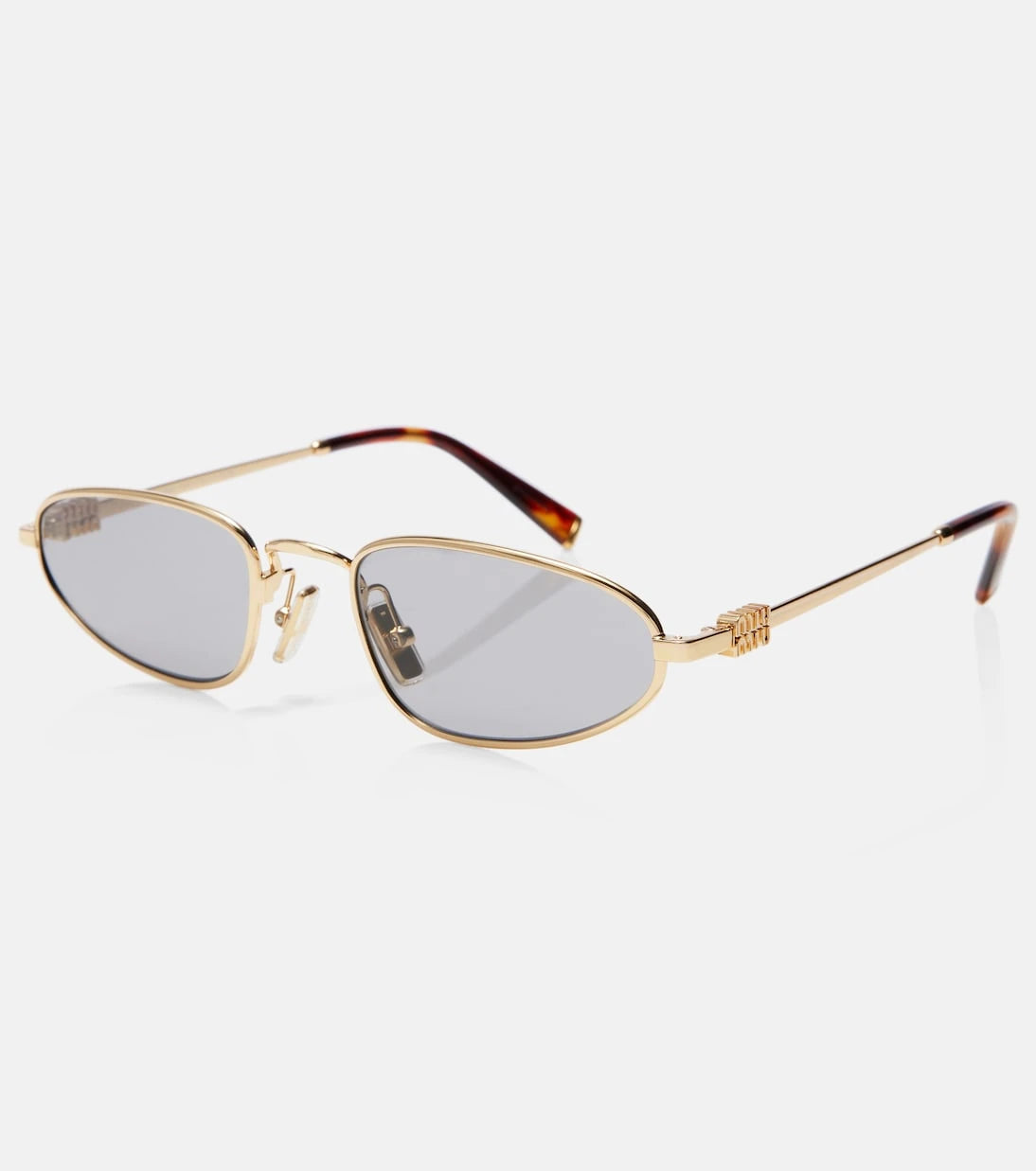 Miu Miu - Logo oval sunglasses