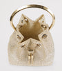 Gold Metallic Mesh Bon Bon Top-Handle Bag