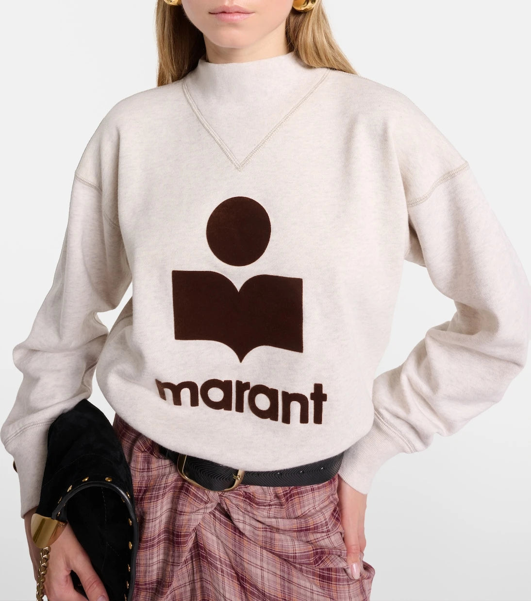 Marant Etoile - Moby logo cotton-blend sweatshirt