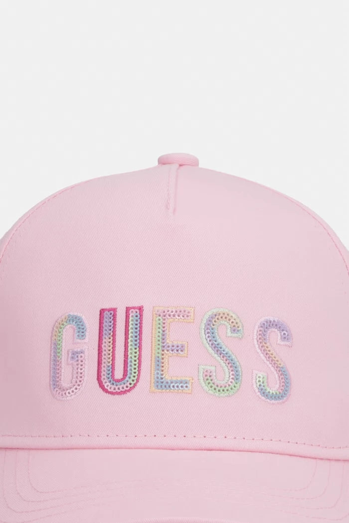 Guess Шапка с козирка за деца от памук