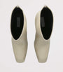 Ivory Nappa Ankle Boots 85