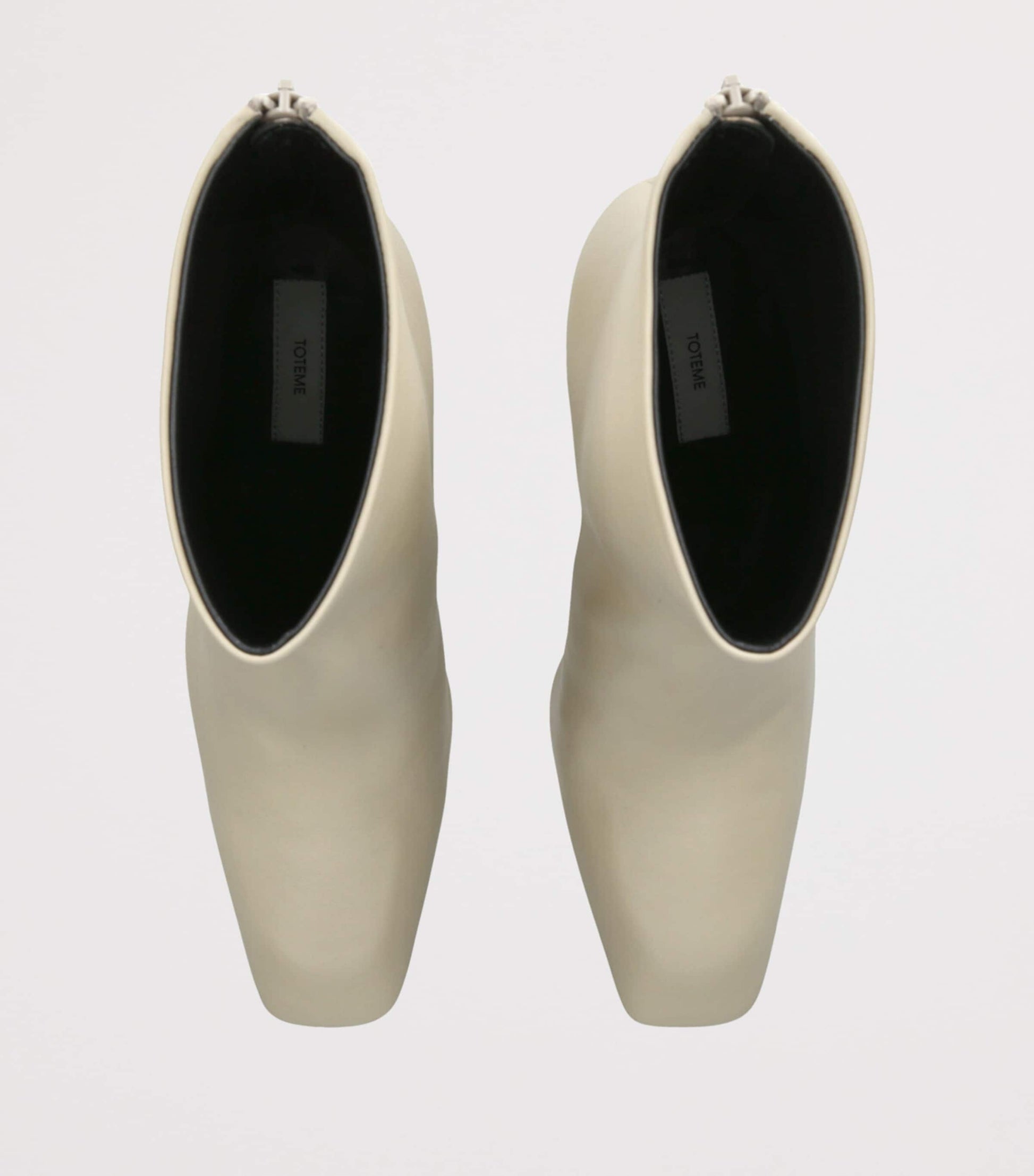 Ivory Nappa Ankle Boots 85