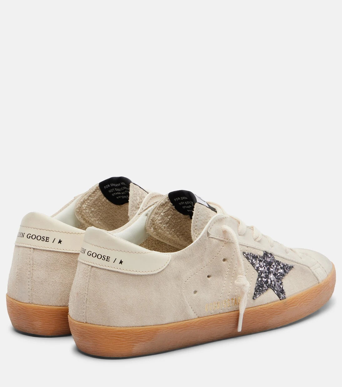 Golden Goose - أحذية رياضية Super-Star من جلد الشمواه اللامع