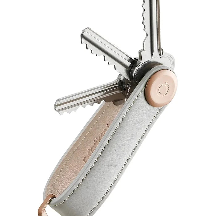 Ключодържател Orbitkey Leather Stone 8,5 cm