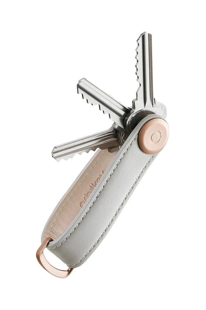 Ключодържател Orbitkey Leather Stone 8,5 cm