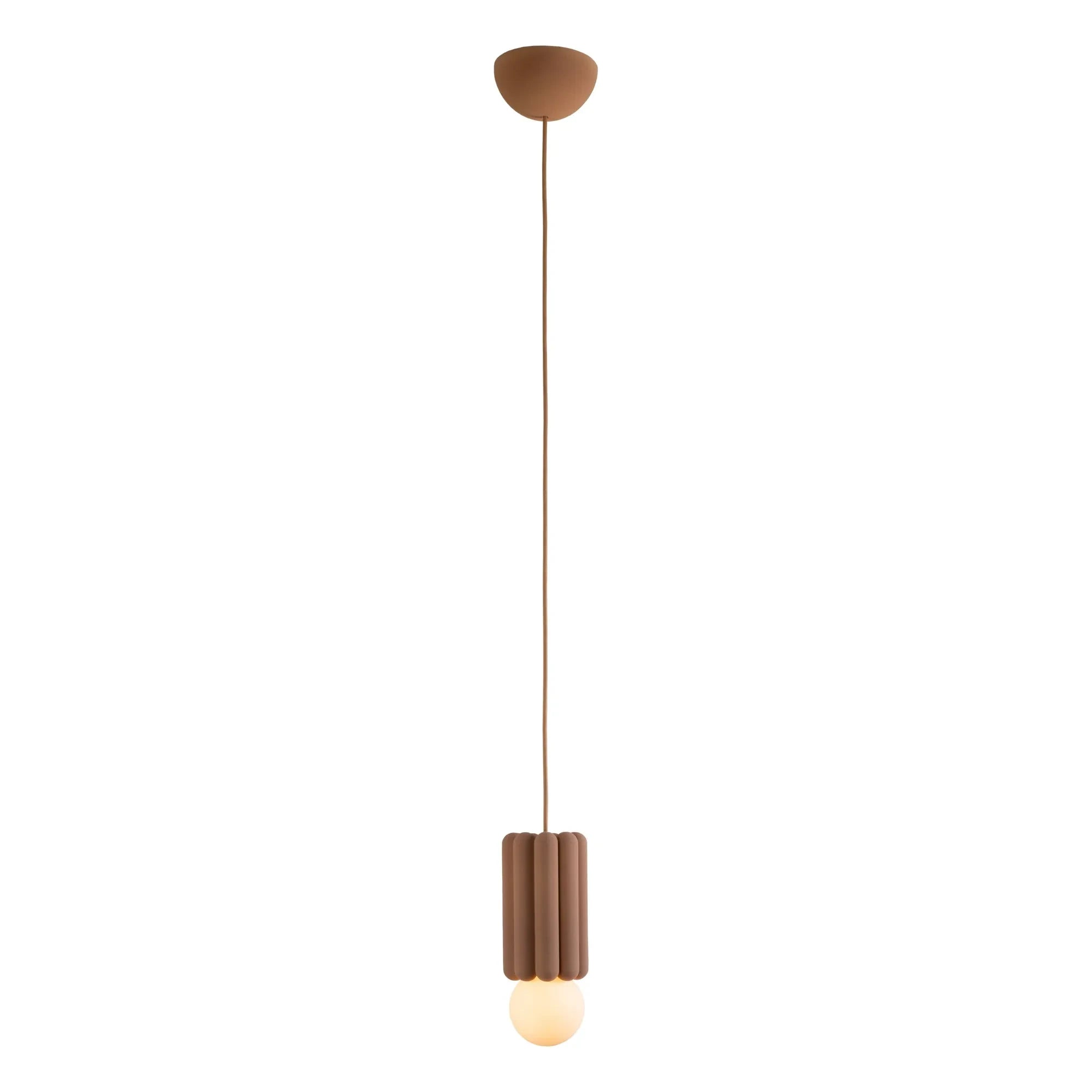 Schneid Studio - Stucco 3 ceramic pendant | Brown