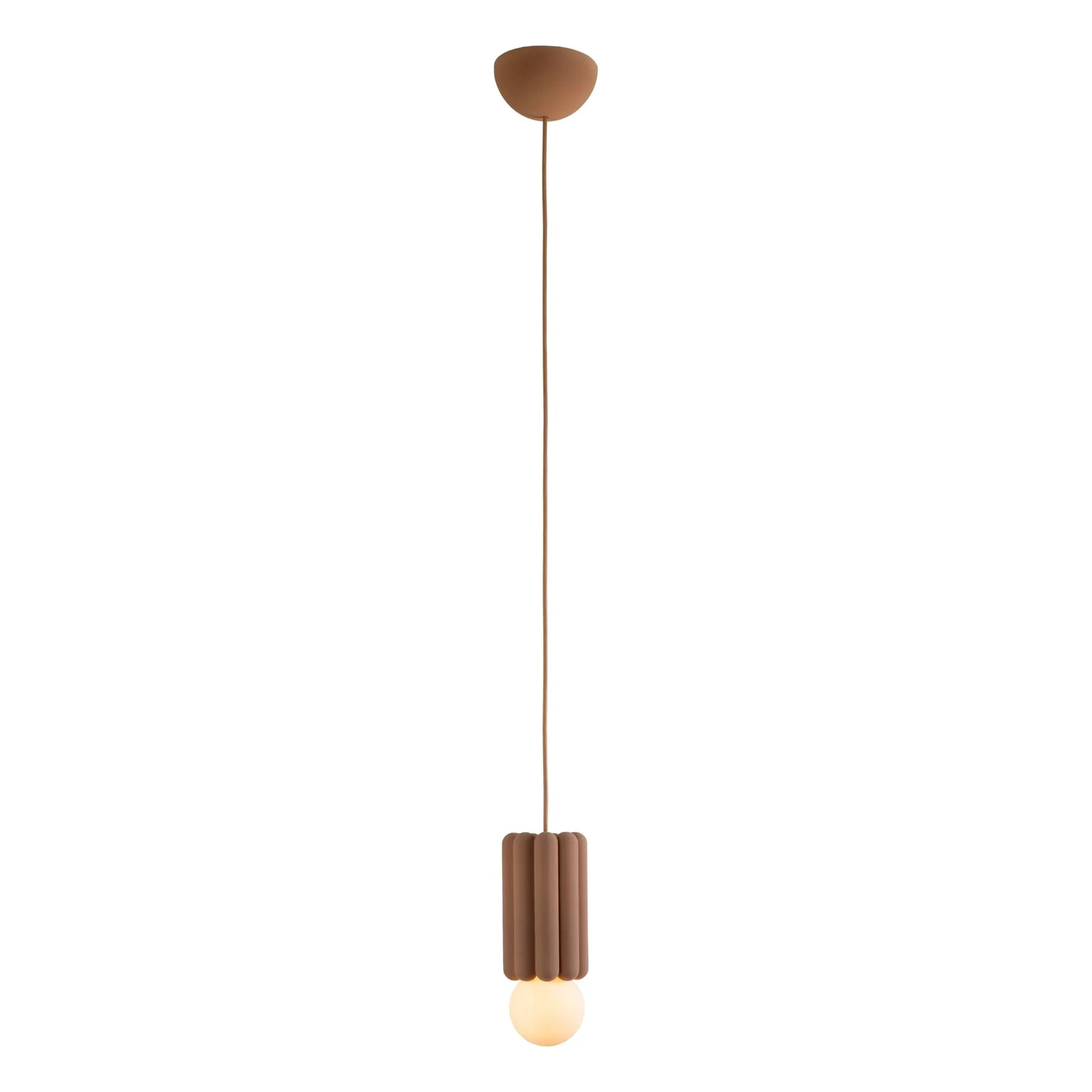 Schneid Studio - Stucco 3 ceramic pendant | Brown