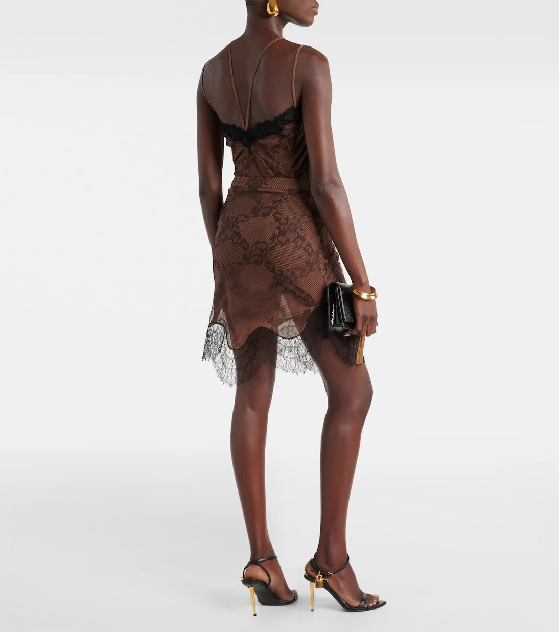 Tom Ford - تنورة قصيرة برباط راماج تاتو