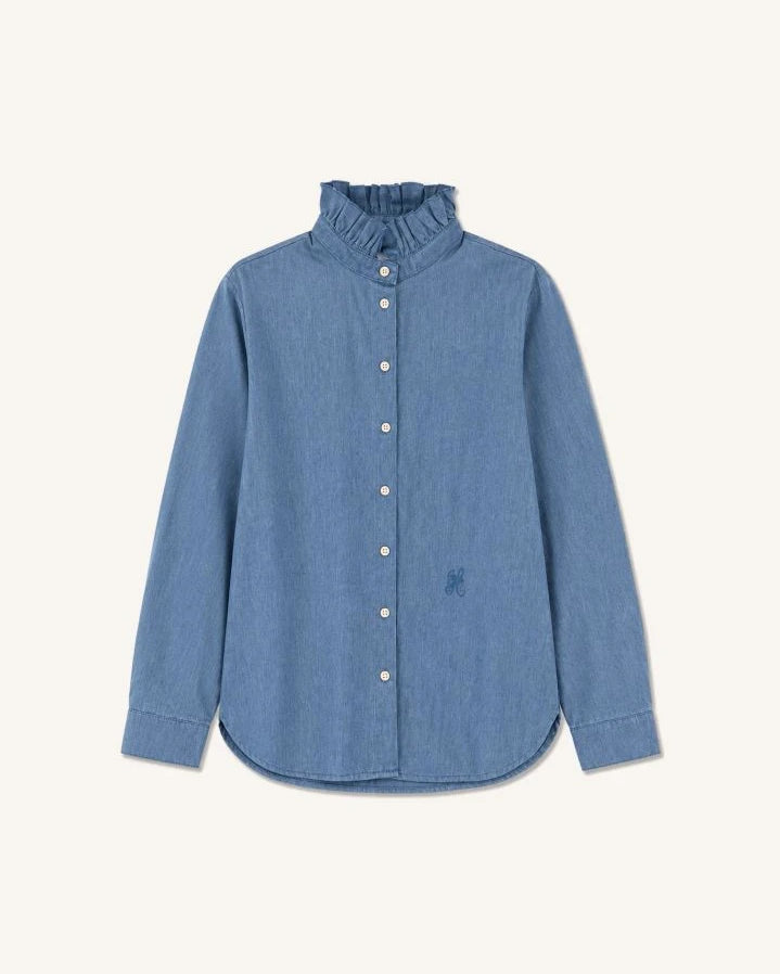 Hod - Cleo Blouse | Grey blue