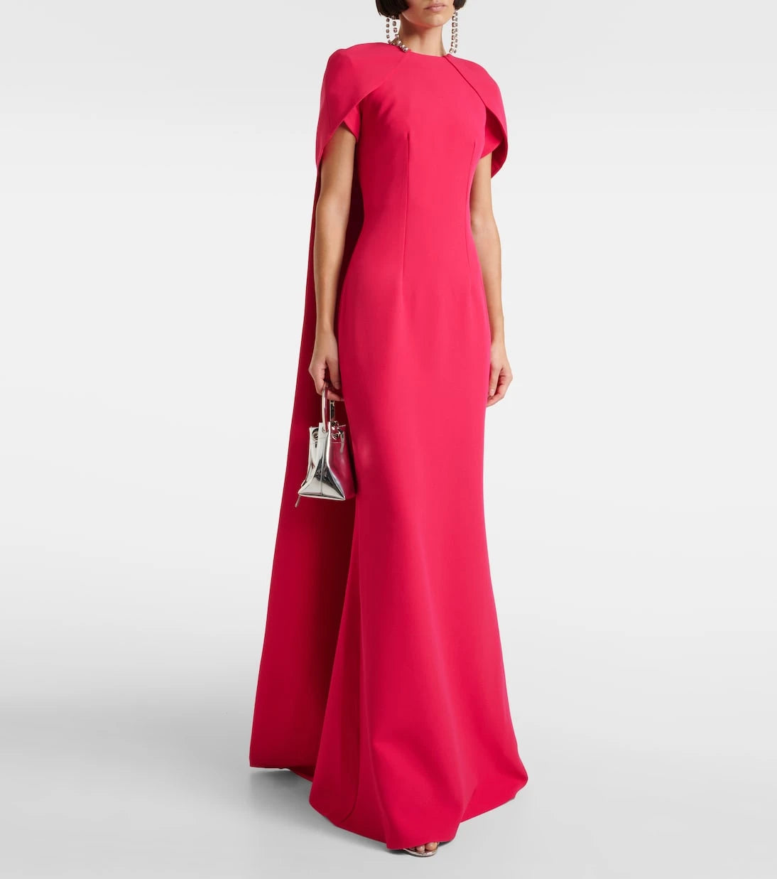 Safiyaa - Ginkgo caped gown