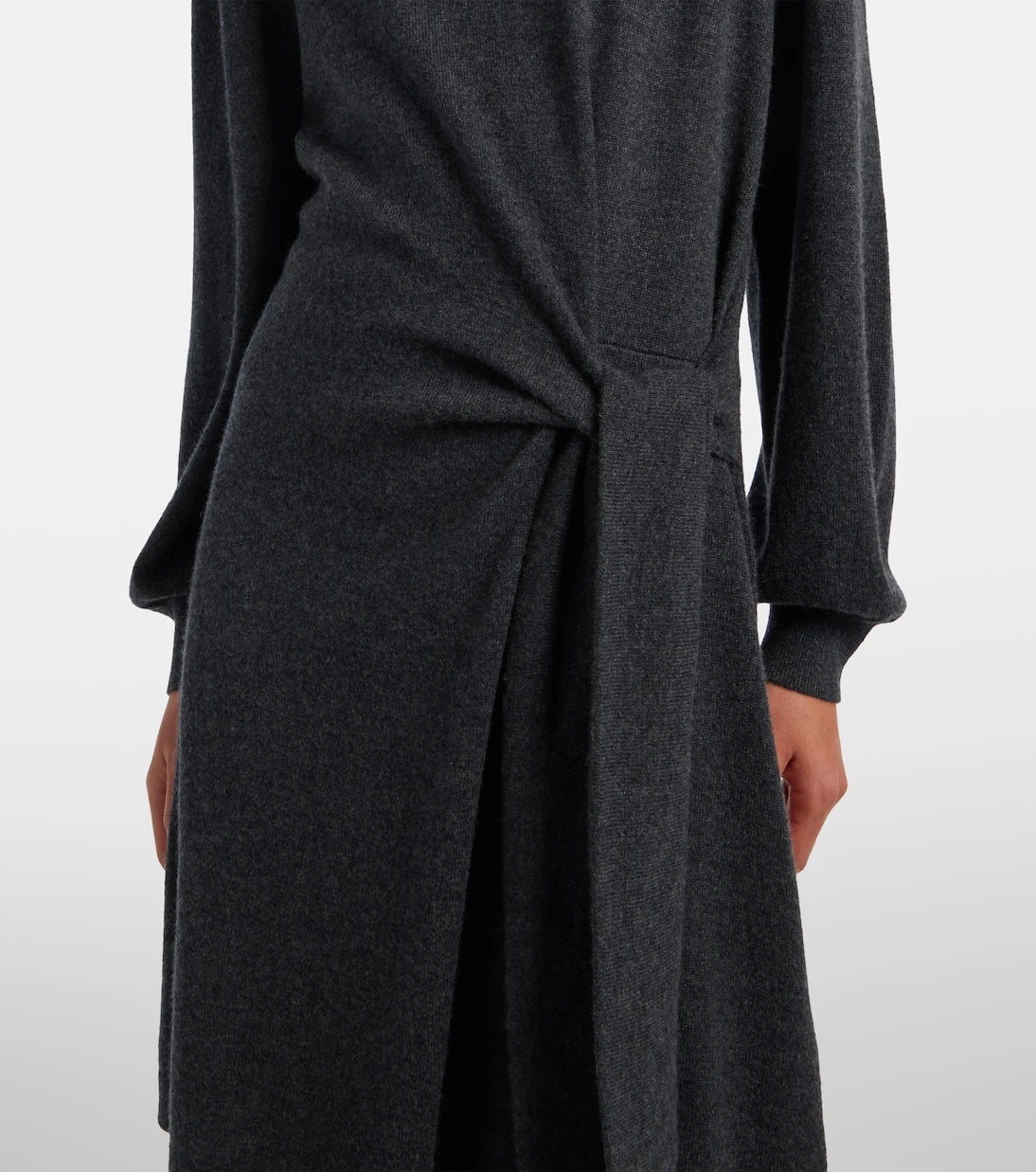 Lisa Yang - Abrielle gathered cashmere sweater dress