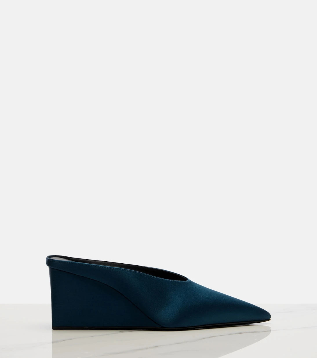 Alaïa - Küp saten dolgu topuk terlik