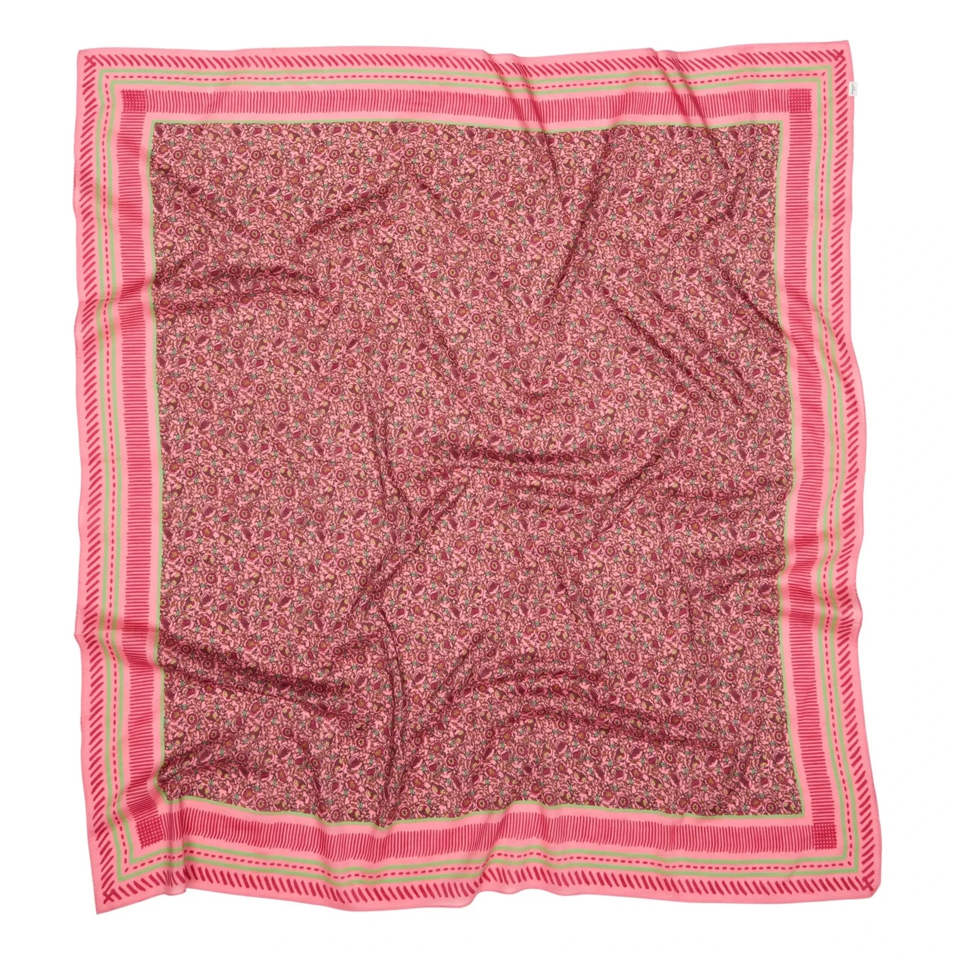Becksöndergaard - Asfloria Silk and Cotton Scarf | Pink