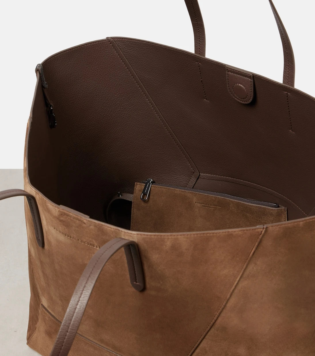 Brunello Cucinelli - BC Duo Large suede tote bag