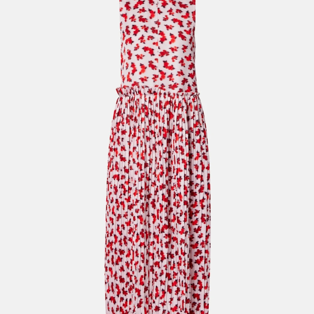 Jil Sander - Floral pleated midi dress