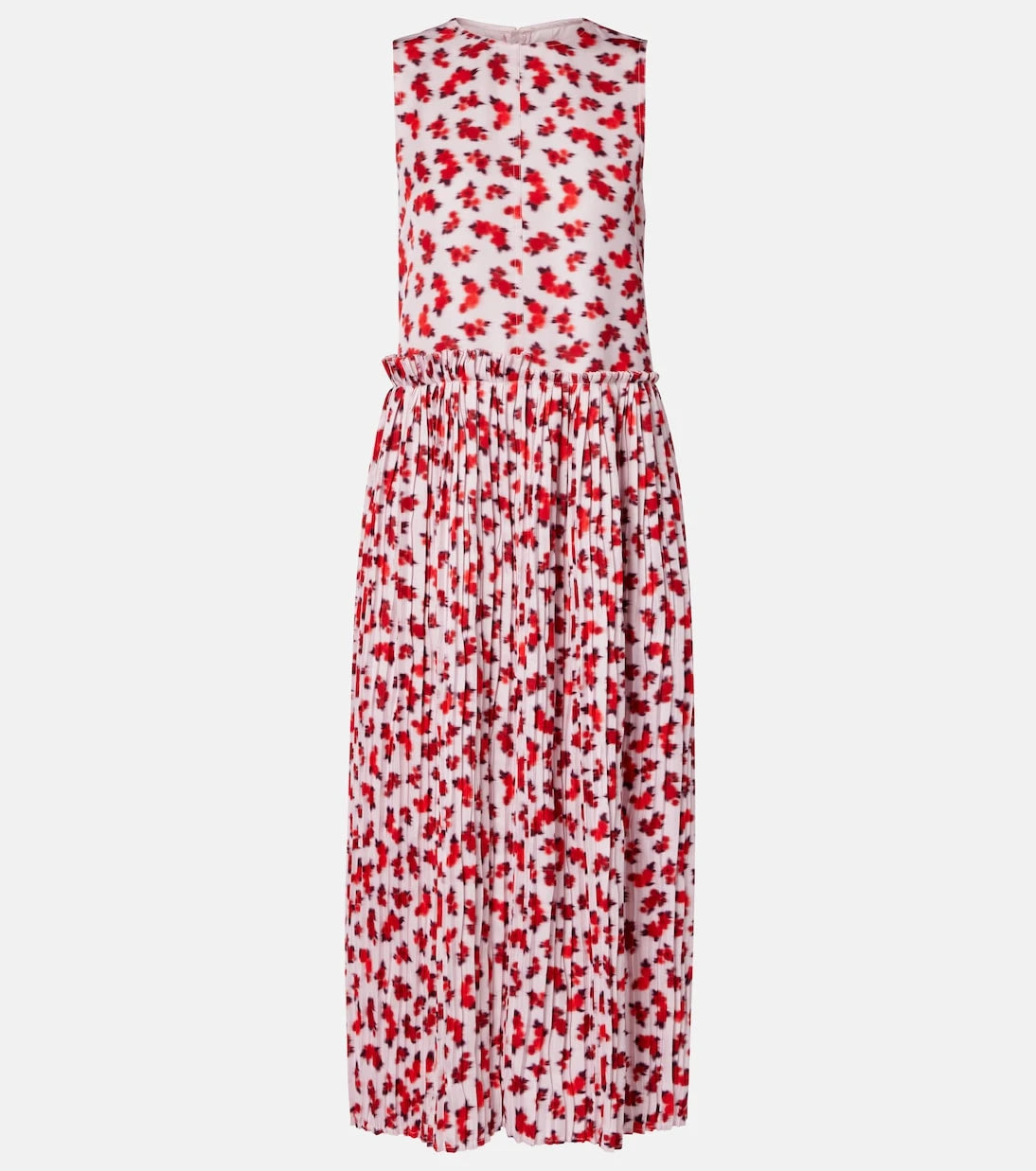 Jil Sander - Floral pleated midi dress