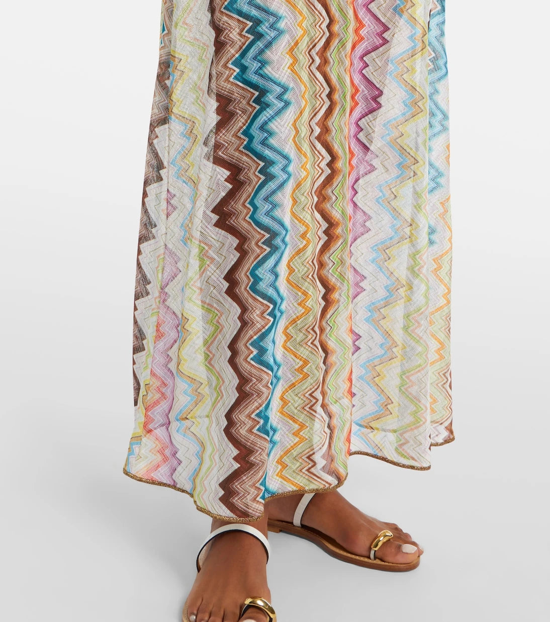 Missoni - فستان ماكسي بنمط متعرج
