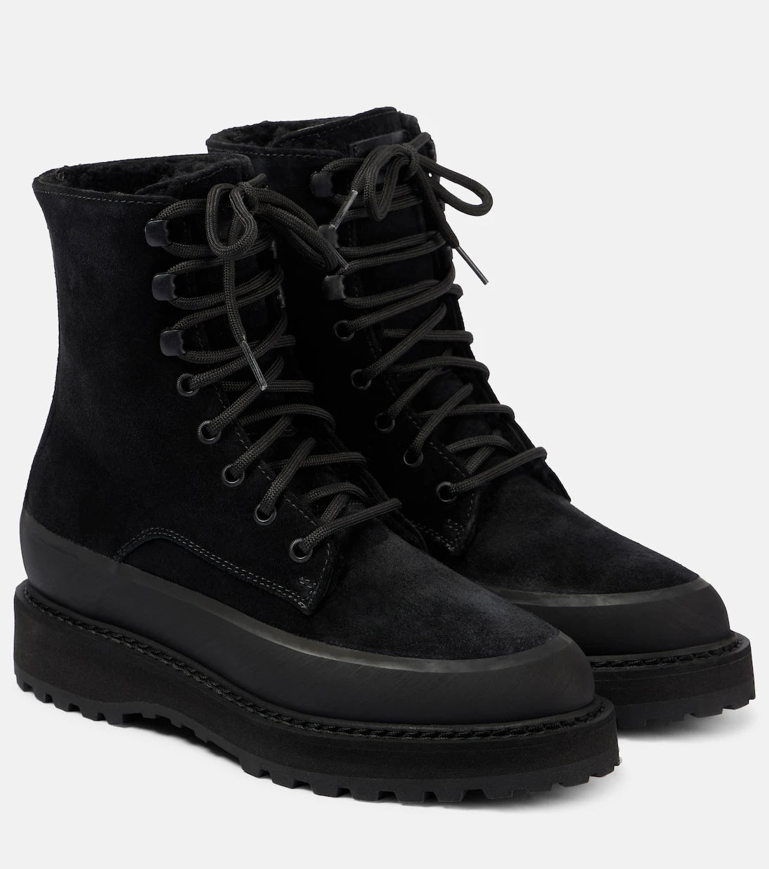 Le Monde Béryl - Dolomite shearling-trimmed suede ankle boots