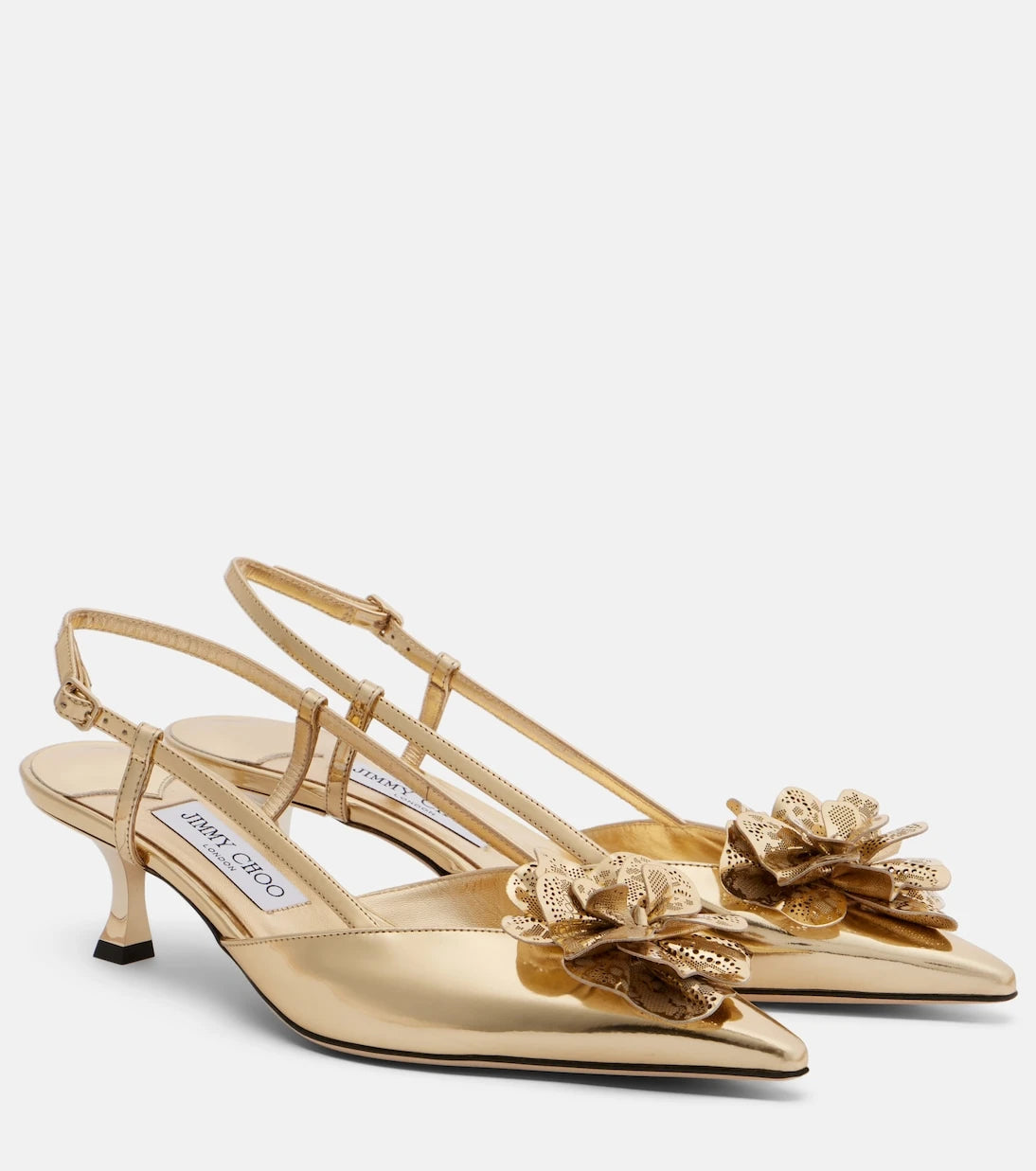 Jimmy Choo - Mimmi 50 leather slingback pumps