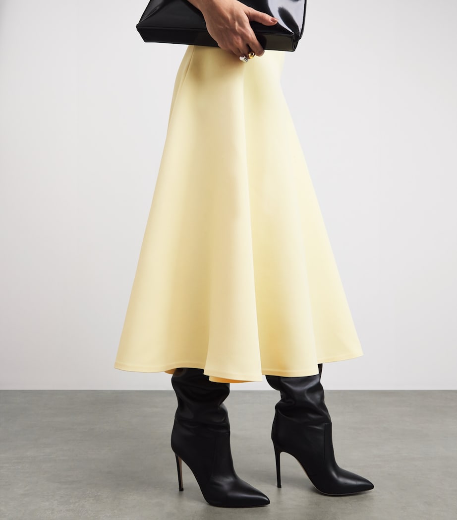 Jacquemus Yellow The Triangle Midi Dress