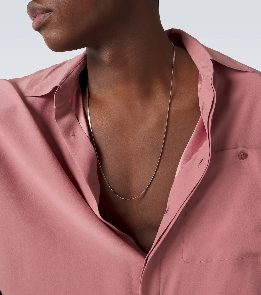 Saint Laurent - Engraved necklace
