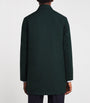 Green Wool Mac with Gilet