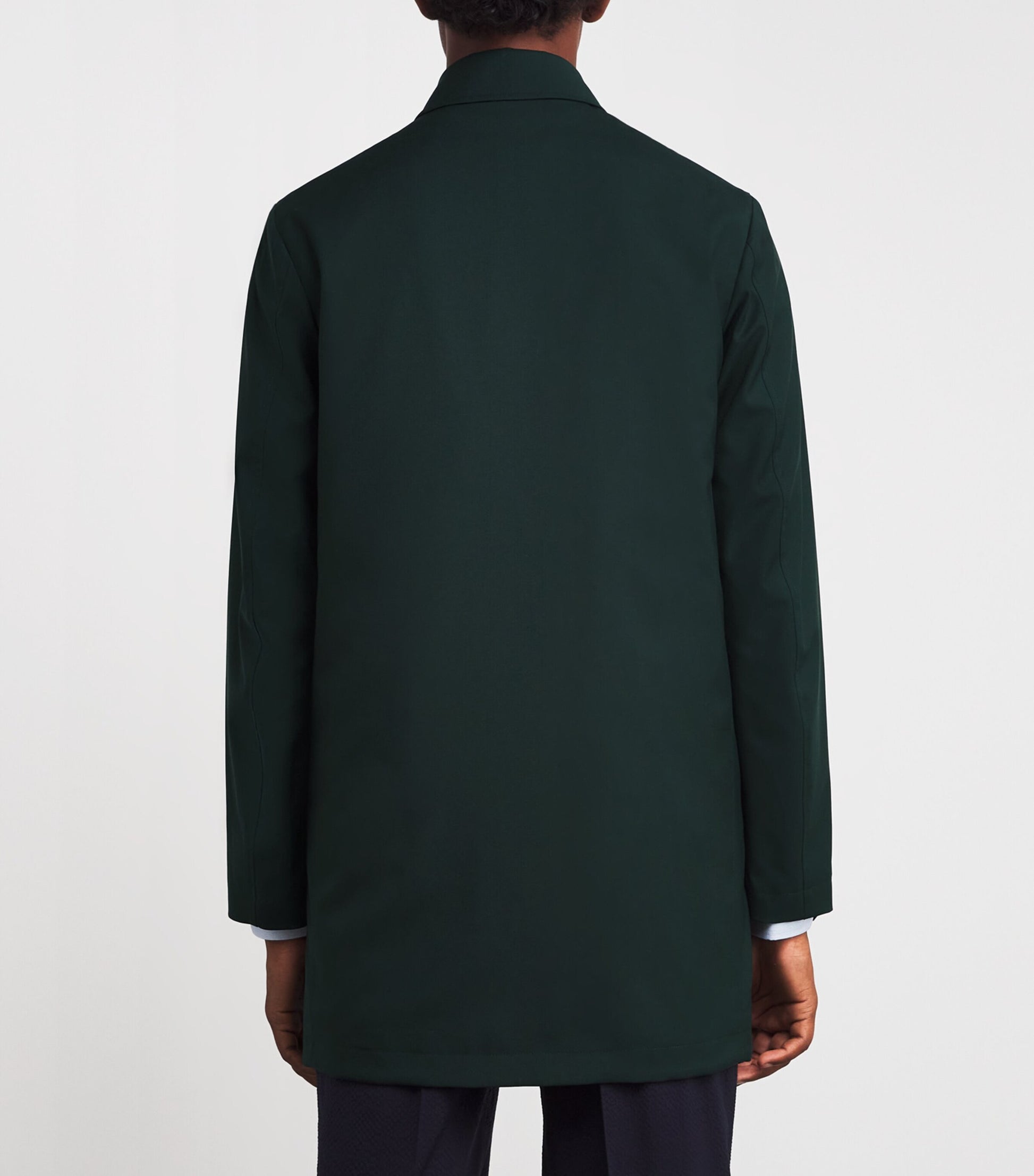 Green Wool Mac with Gilet