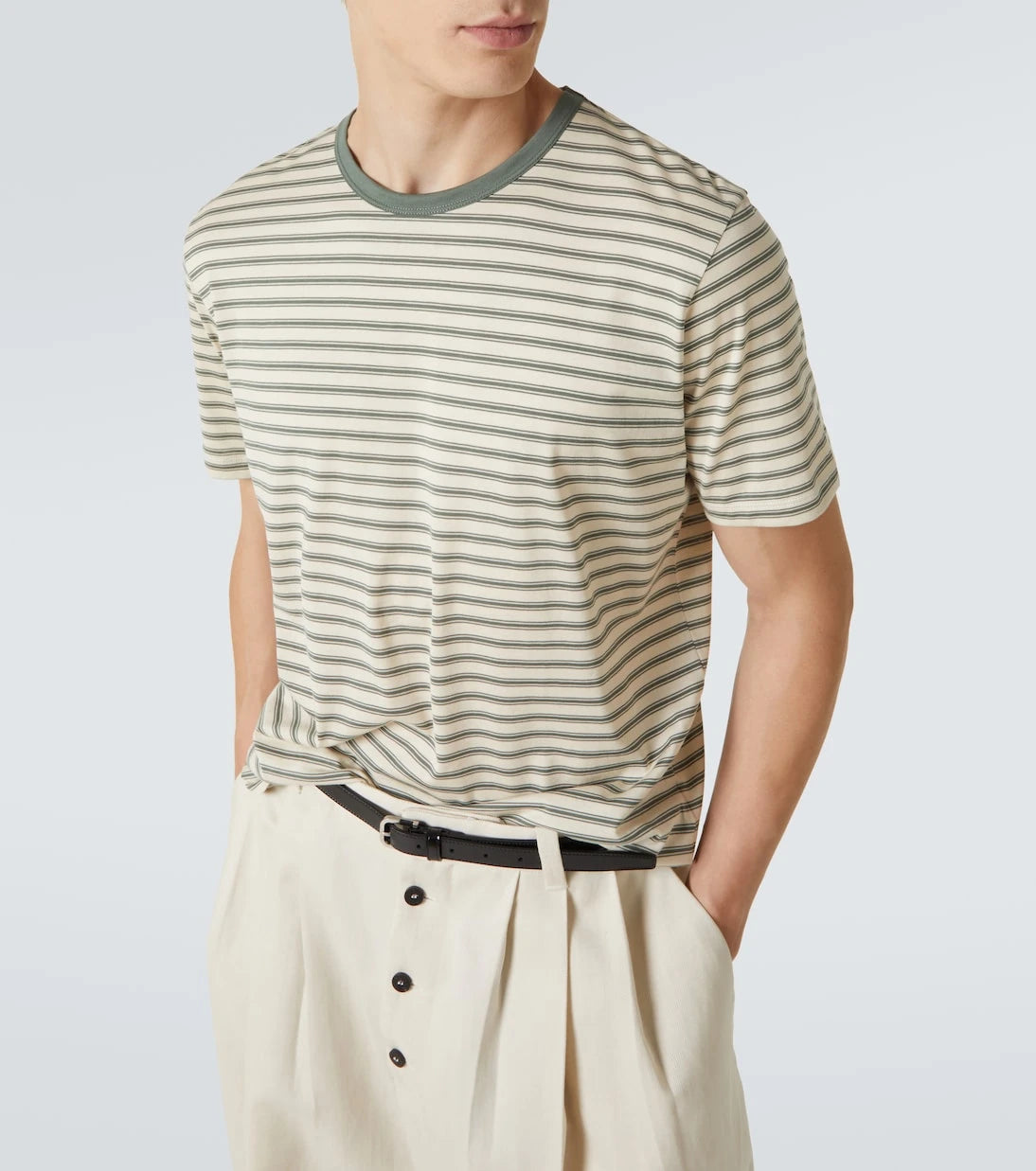 Sunspel - Striped cotton jersey T-shirt