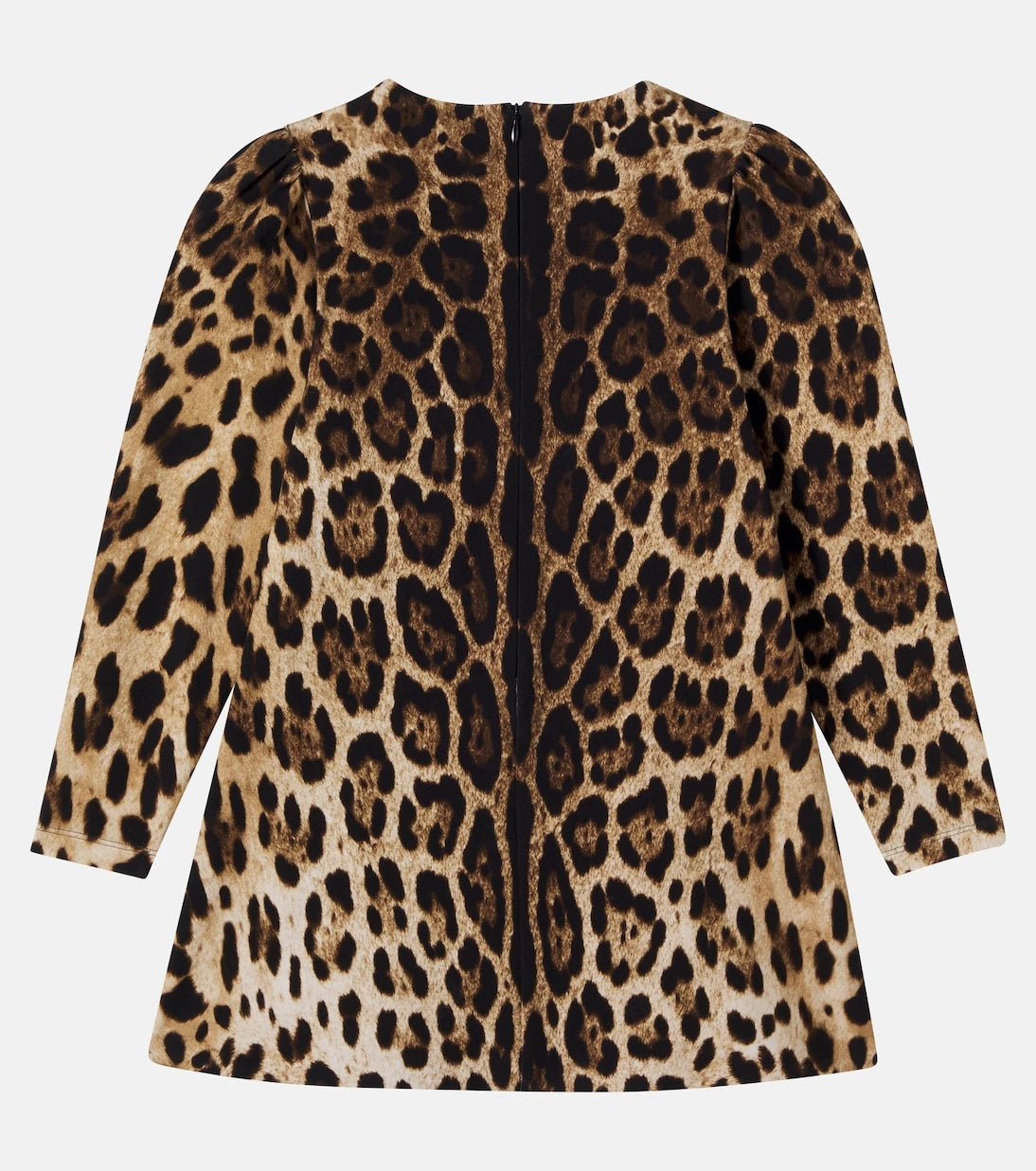 Dolce&Gabbana Kids - DG leopard-print cotton-blend dress