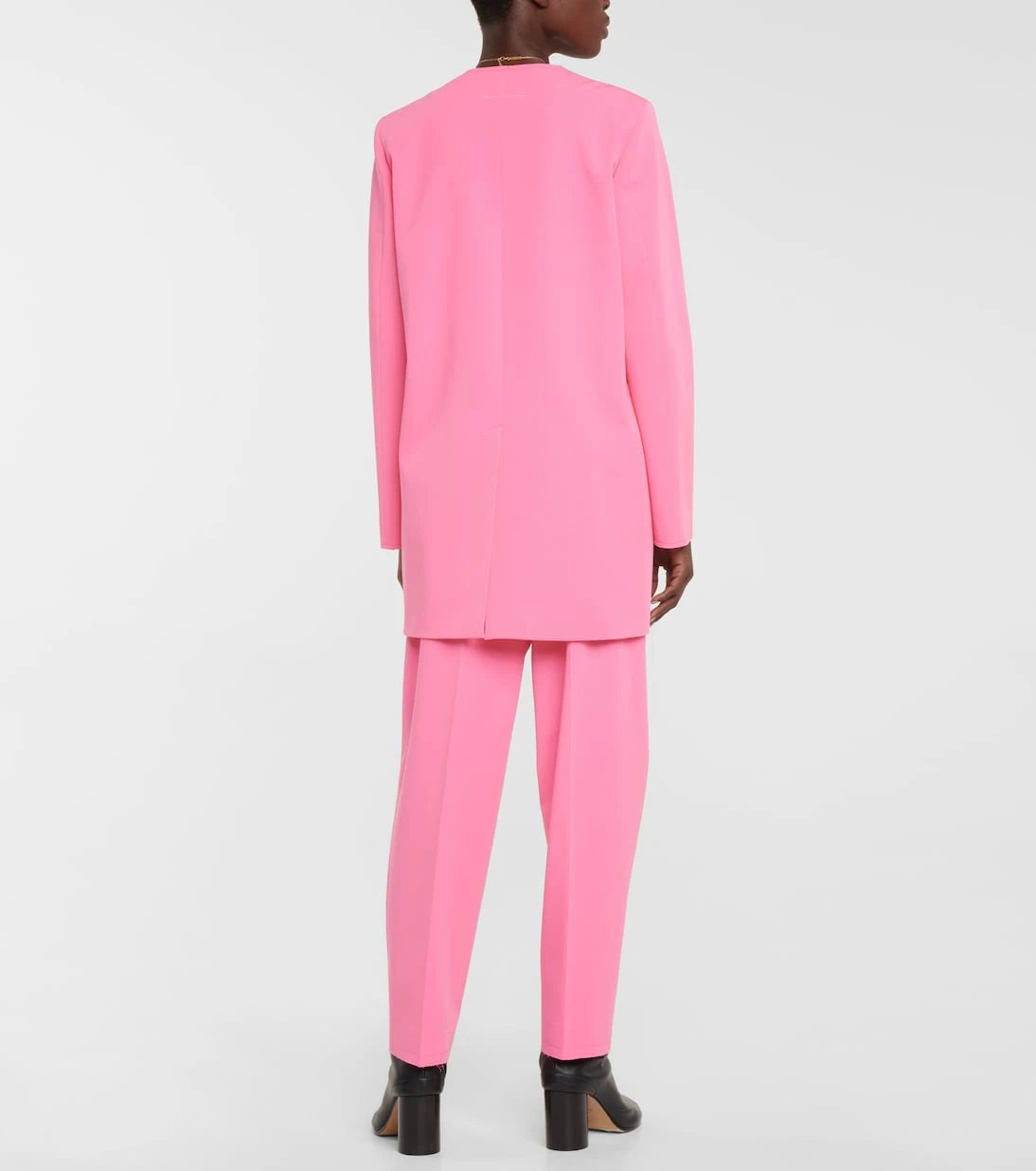 MM6 Maison Margiela - بليزر بقصة صف أزرار واحد