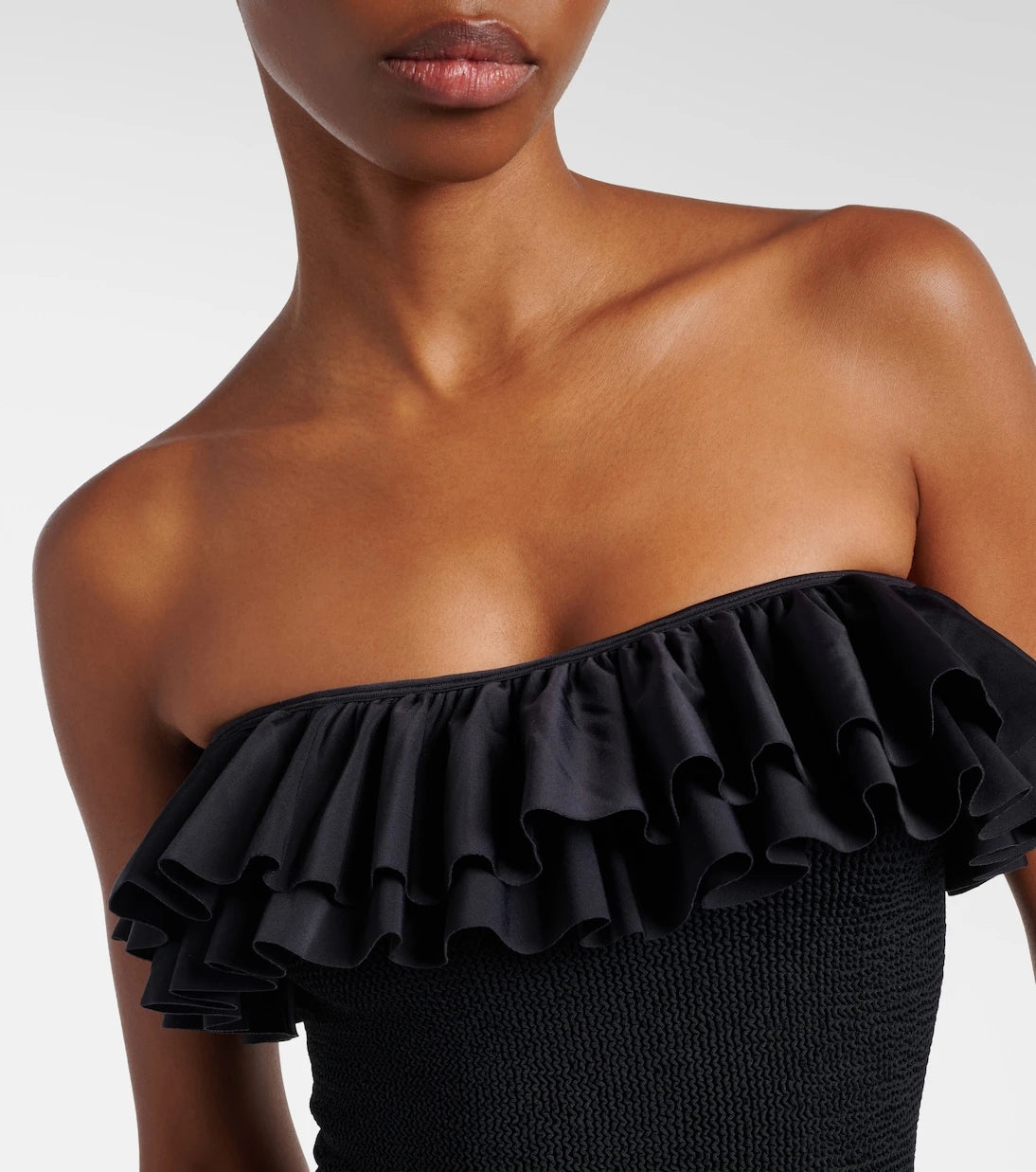 Hunza G - Eloise ruffled swimsuit