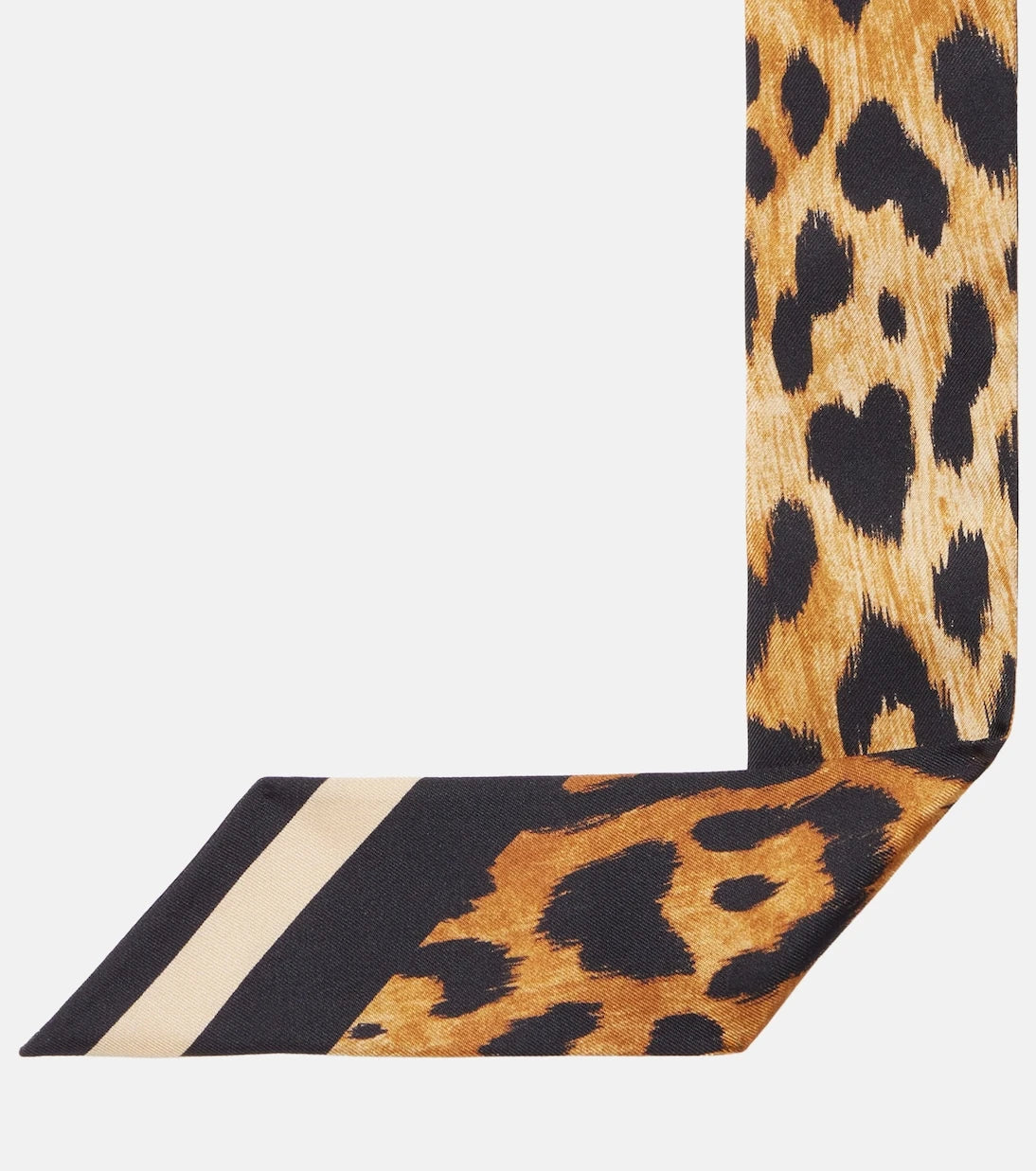 Gucci - Leopard-print silk twill scarf