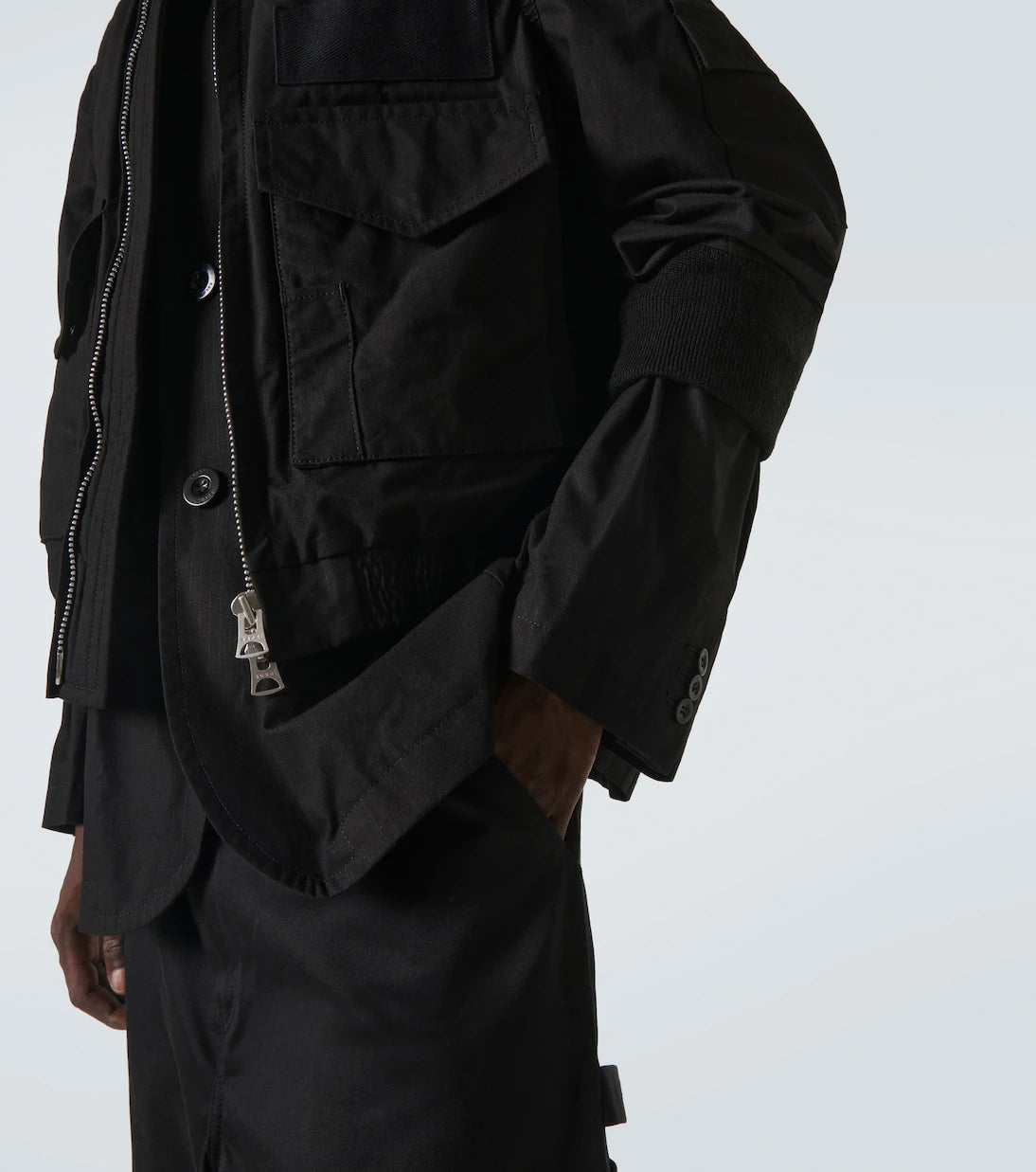 Sacai - Cotton-blend ripstop jacket