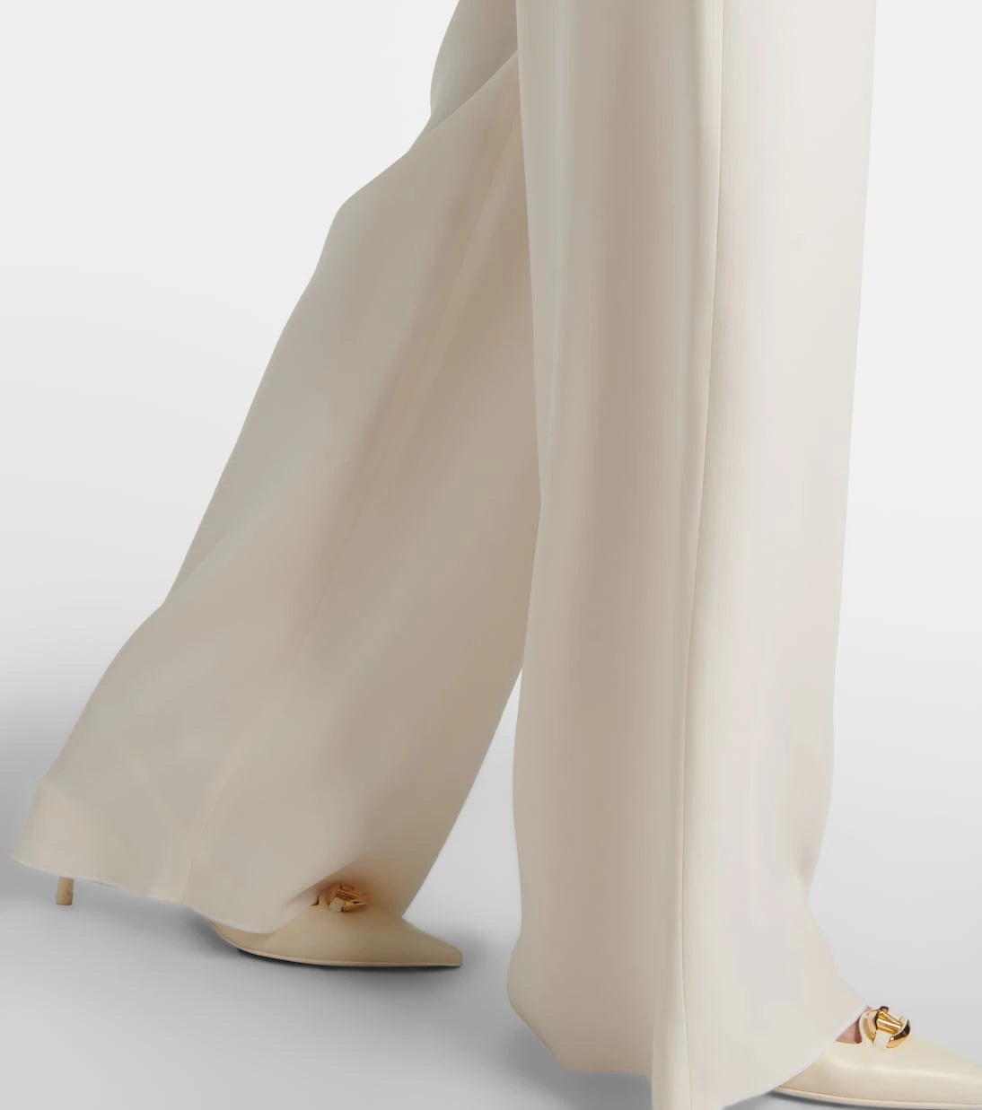 Valentino - Cady Couture high-rise wide-leg pants