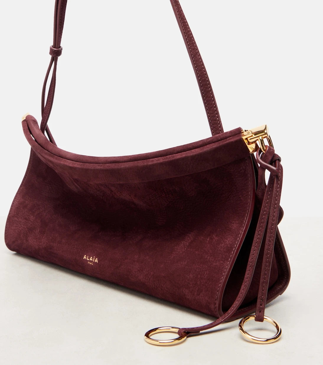 Alaïa - Le Click Medium suede shoulder bag