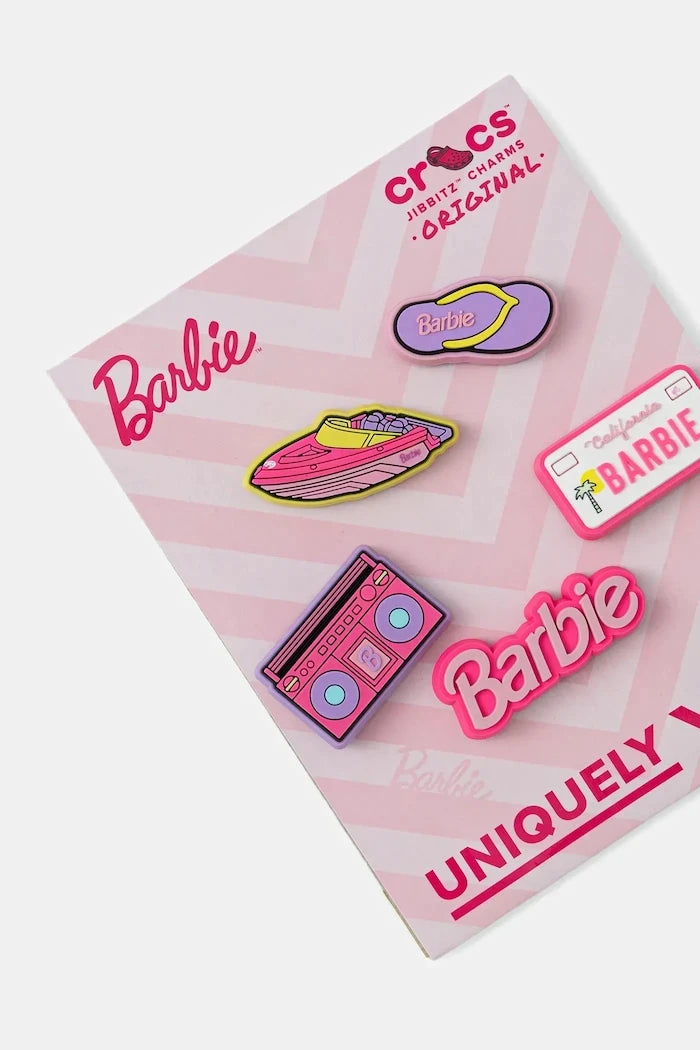 Crocs Barbie Retro 5'li Çocuk Ayakkabı Süsleri