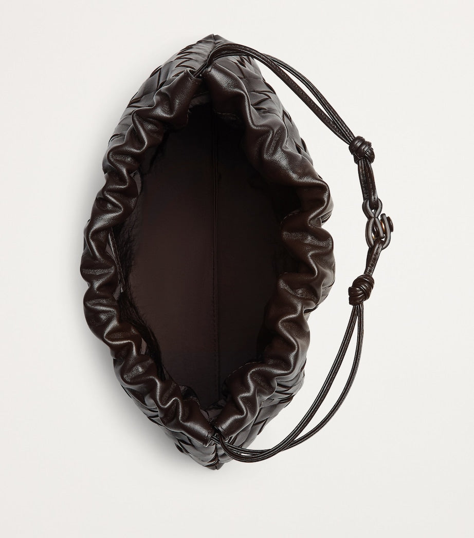 Bottega Veneta Brown Calfskin Dustbag Shoulder Bag