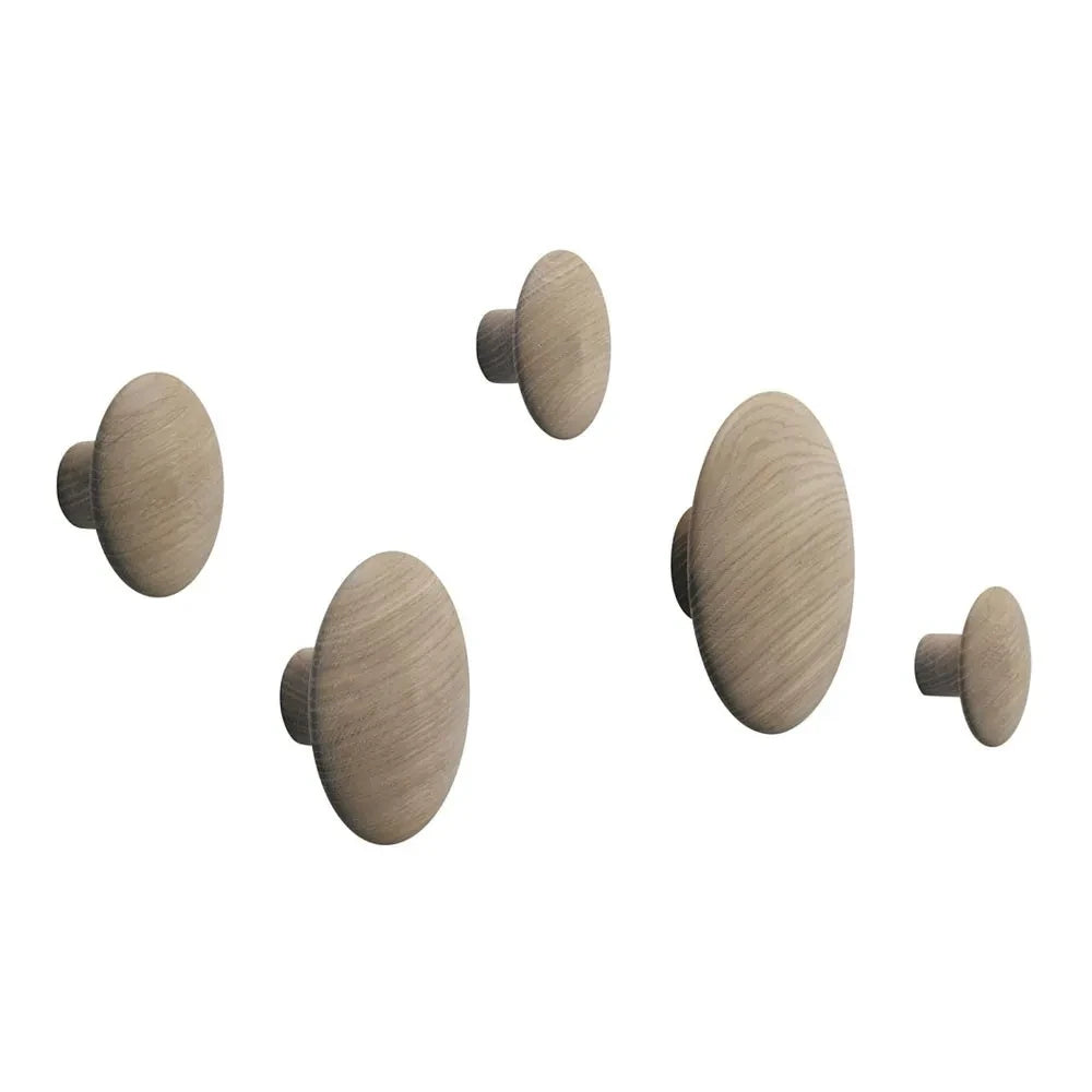 Muuto - Set of 5 natural Peg The dots