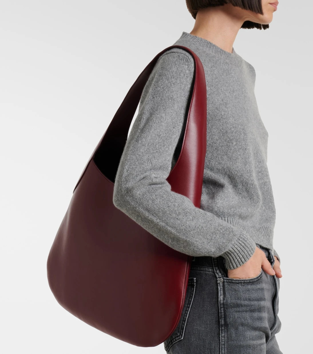 Khaite - Joan Large leather shoulder bag
