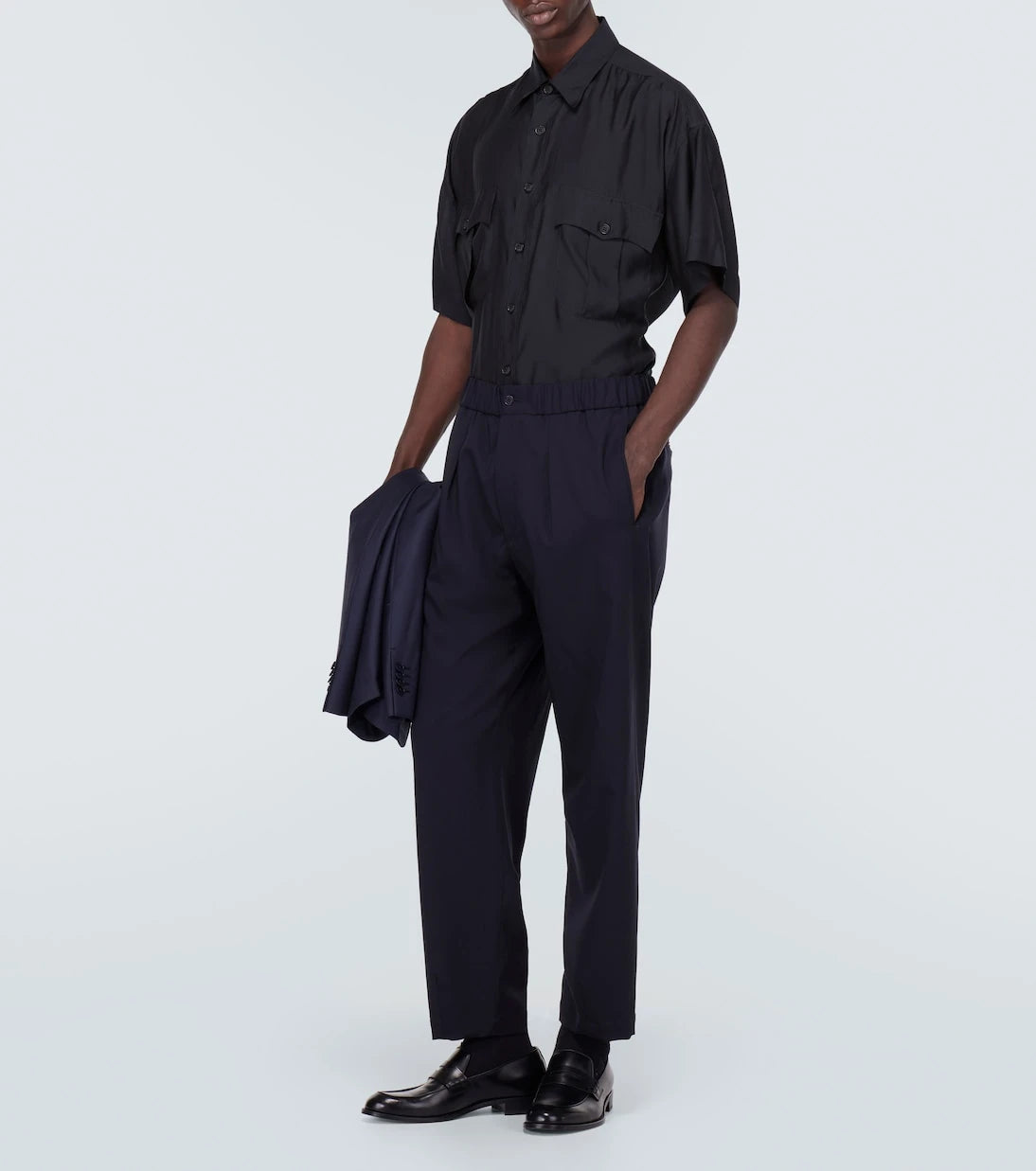Giorgio Armani - Jersey bowling shirt
