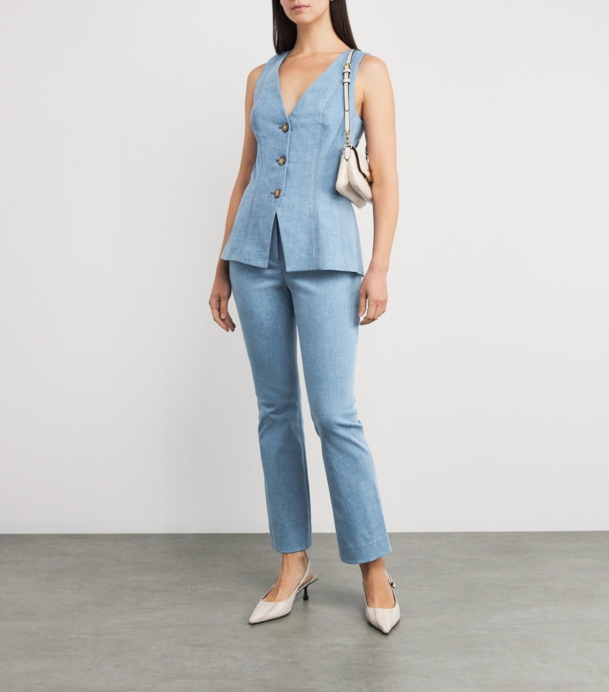 Veronica Beard Denim Avalina Vest