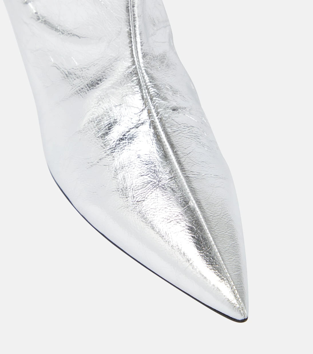 Jil Sander - Metallic leather ankle boots