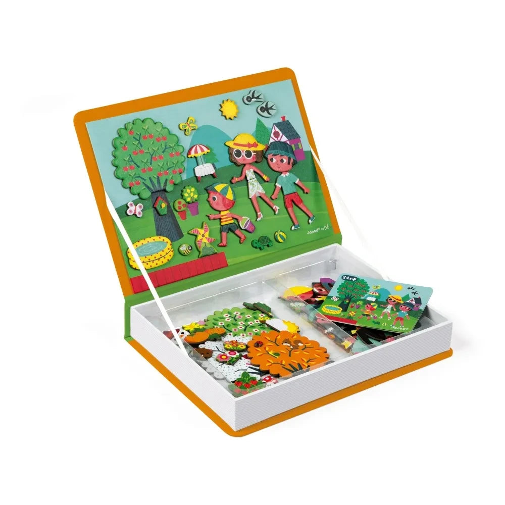 Janod - 4 Seasons Magnetic Book - 115 magnets