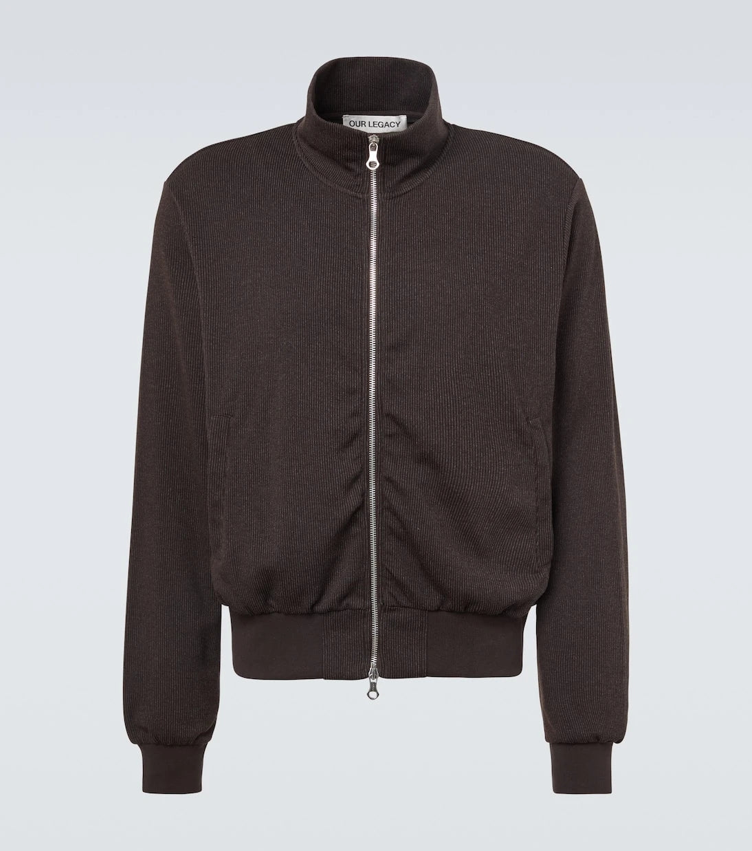 Our Legacy - Mob ribbed-knit cotton-blend bomber jacket