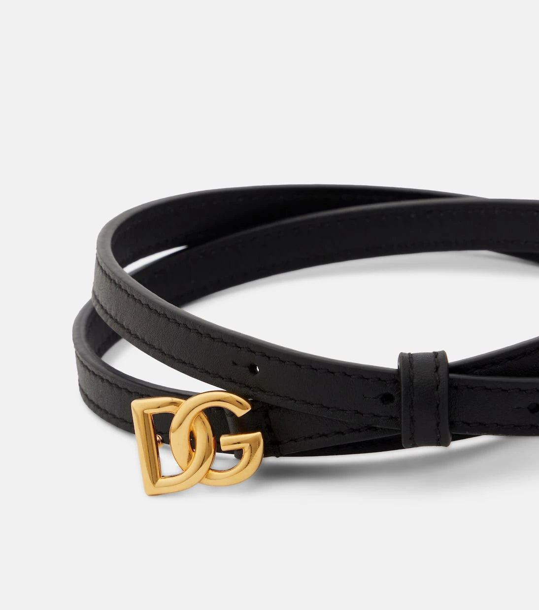 Dolce&Gabbana - DG leather belt