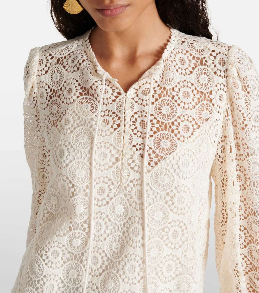 Frame - Cotton lace blouse