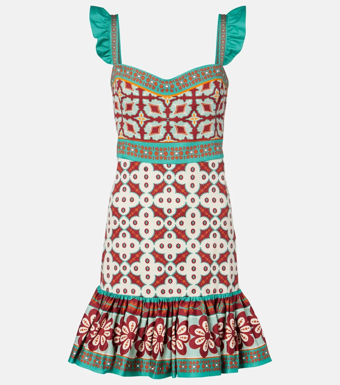 La DoubleJ - Mini Gingerbread printed minidress